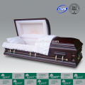 LUXES Walnut Casket Wellington American Style Adult Caskets